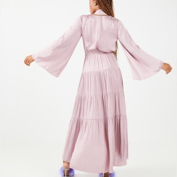 BRAND NEW BCBG MAXAZRIA Elisa Tiered Maxi Dress DAWN PINK - Picture 2 of 9